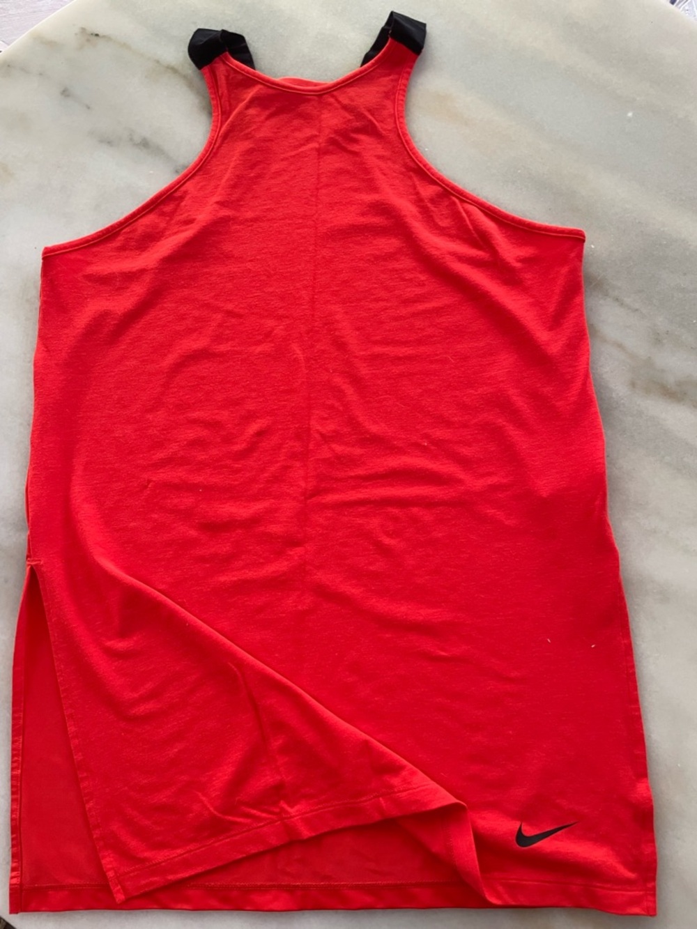 Nike Women’s Red Tank with Black Strap Accents size M